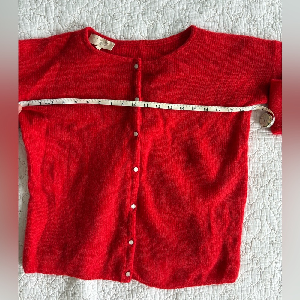 Sezane Gaspard Red Cardigan - Picture 6 of 8